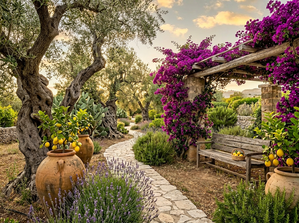 Villa Donna Luigia mediterranean garden