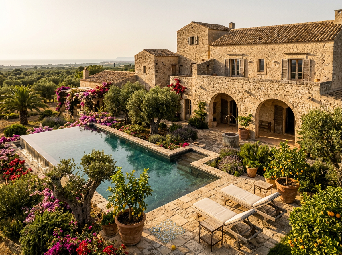 Villa Donna Luigia private salt-water pool